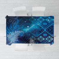 Aotearoa Taniko Matariki Tablecloth Cosmic Blue