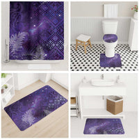 Aotearoa Taniko Matariki Bathroom Set Cosmic Violet