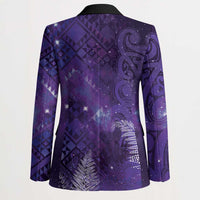 Aotearoa Taniko Matariki Blazer Cosmic Violet