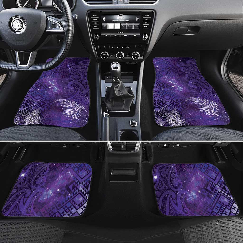 Aotearoa Taniko Matariki Car Mats Cosmic Violet