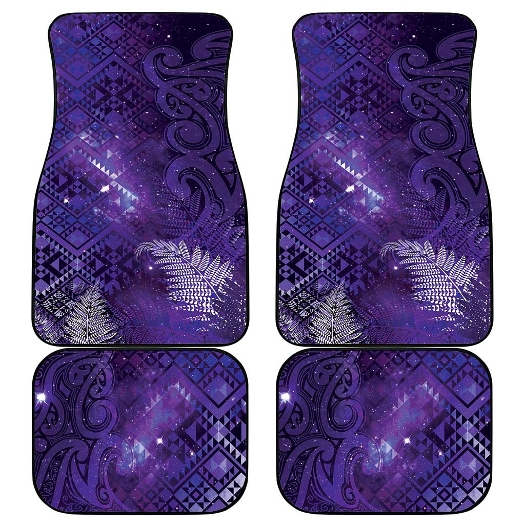 Aotearoa Taniko Matariki Car Mats Cosmic Violet