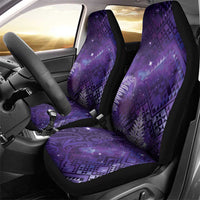 Aotearoa Taniko Matariki Car Seat Cover Cosmic Violet