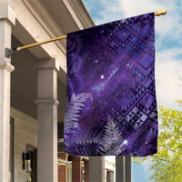 Aotearoa Taniko Matariki Garden Flag Cosmic Violet