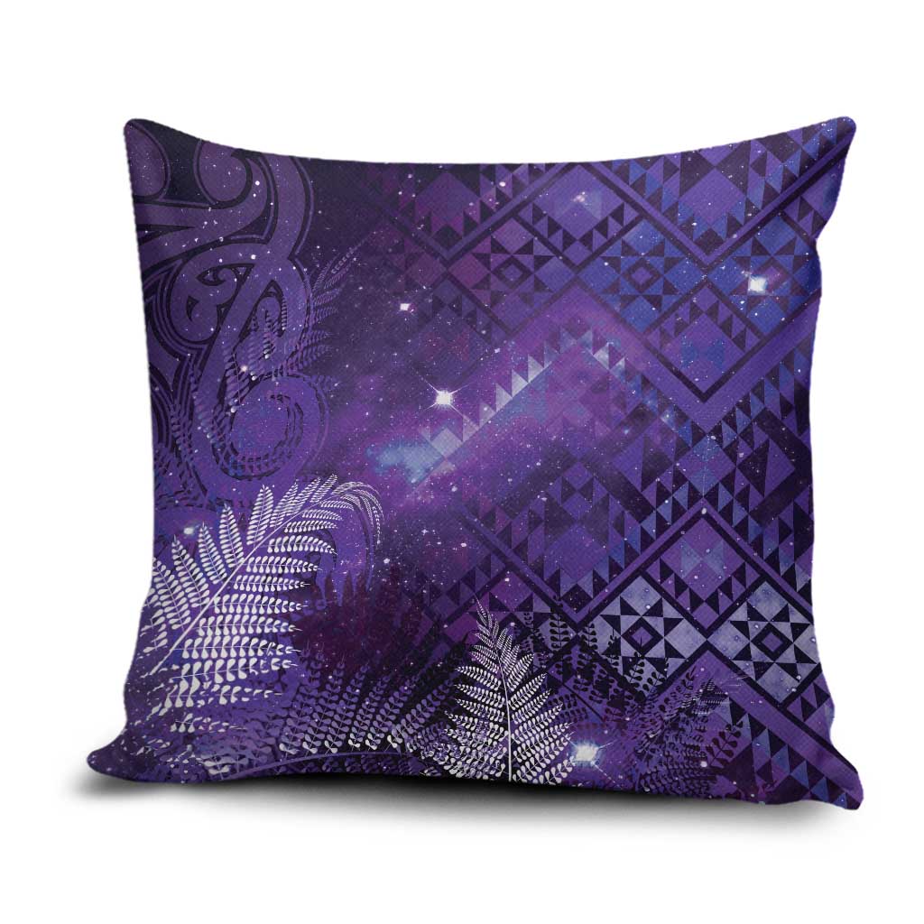 Aotearoa Taniko Matariki Pillow Cover Cosmic Violet