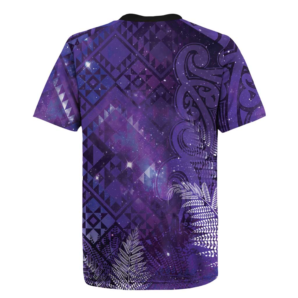 Aotearoa Taniko Matariki Rugby Jersey Cosmic Violet
