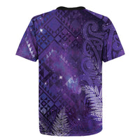 Aotearoa Taniko Matariki Rugby Jersey Cosmic Violet