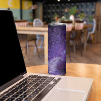 Aotearoa Taniko Matariki Skinny Tumbler Cosmic Violet