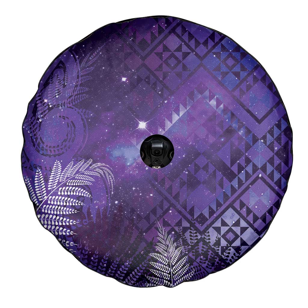 Aotearoa Taniko Matariki Spare Tire Cover Cosmic Violet