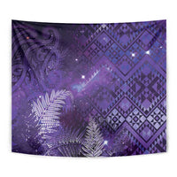 Aotearoa Taniko Matariki Tapestry Cosmic Violet