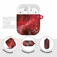 Aotearoa Taniko Matariki AirPods Case Cosmic Red