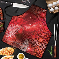Aotearoa Taniko Matariki Apron Cosmic Red