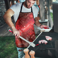 Aotearoa Taniko Matariki Apron Cosmic Red