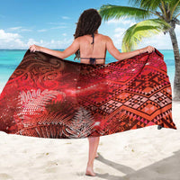 Aotearoa Taniko Matariki Sarong Cosmic Red