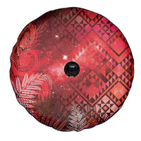 Aotearoa Taniko Matariki Spare Tire Cover Cosmic Red