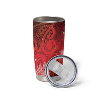 Aotearoa Taniko Matariki Tumbler Cup Cosmic Red