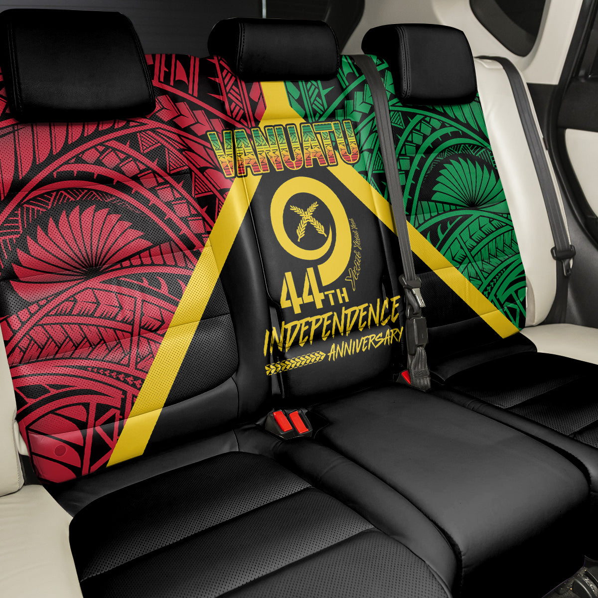 Vanuatu 44th Independence Anniversary Back Car Seat Cover LT7