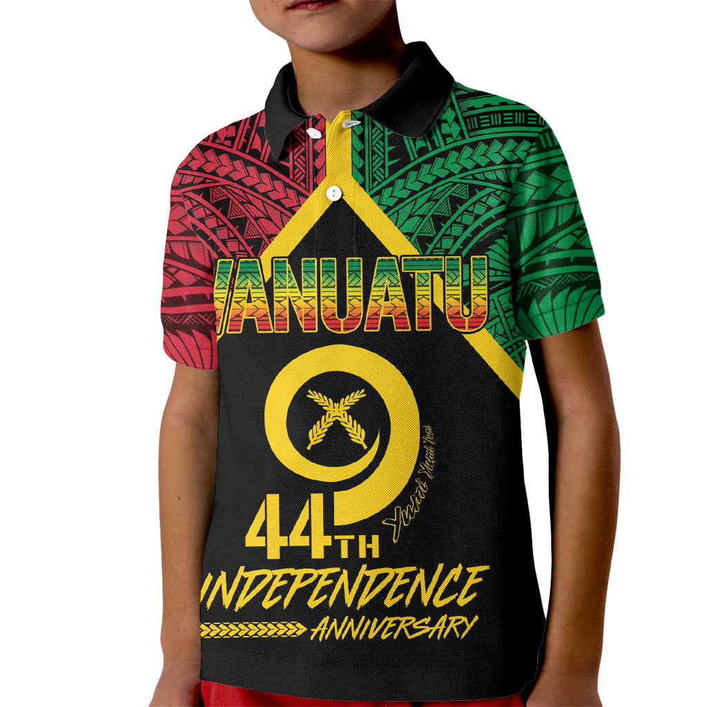 Vanuatu 44th Independence Anniversary Kid Polo Shirt