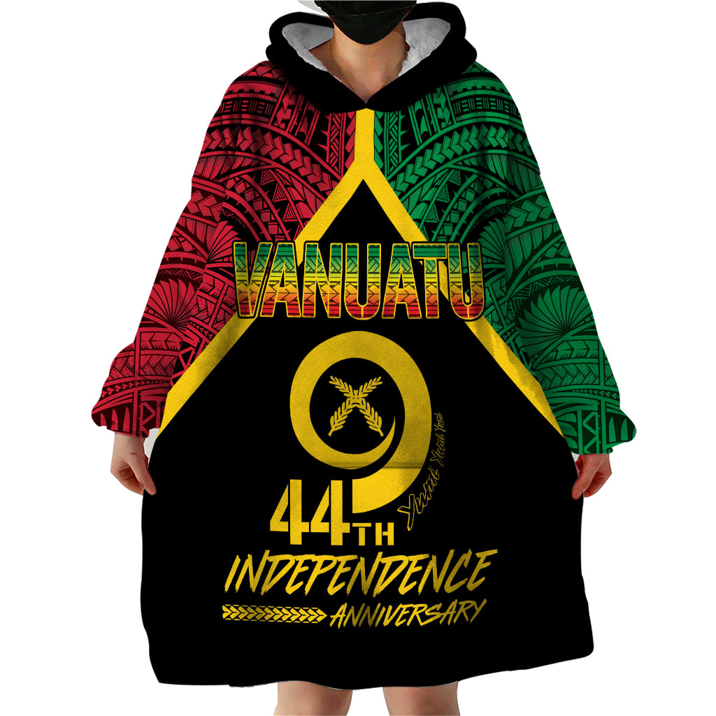 Vanuatu 44th Independence Anniversary Wearable Blanket Hoodie