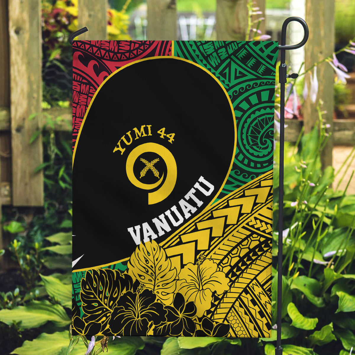 Vanuatu Independence Day Yumi 44 Garden Flag