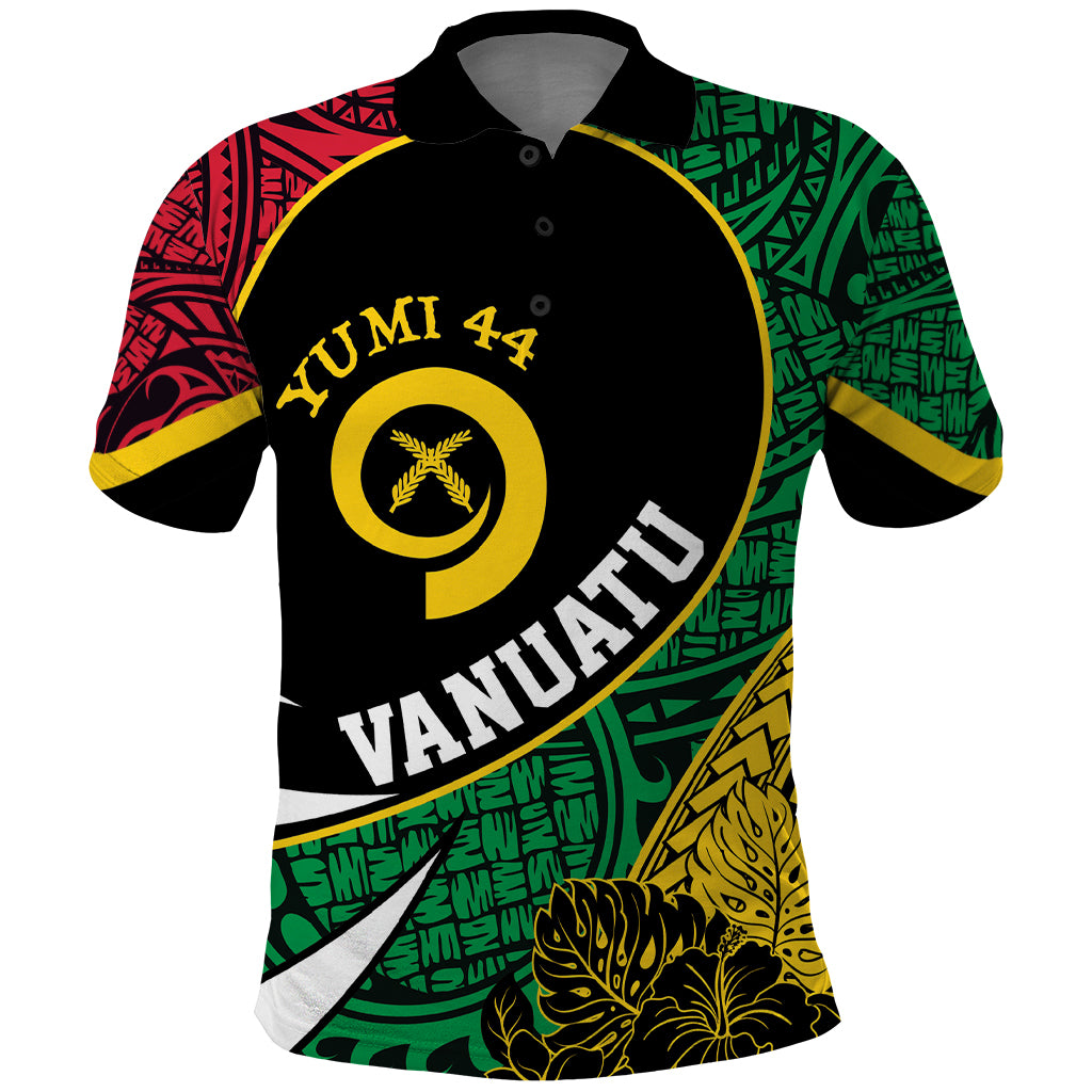 Vanuatu Independence Day Yumi 44 Polo Shirt LT7 Colorful - Polynesian Pride