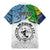Malampa Fiji Day Family Matching Mermaid Dress and Hawaiian Shirt Gradient Style
