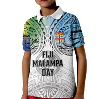 Malampa Fiji Day Kid Polo Shirt Gradient Style