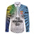 Malampa Fiji Day Long Sleeve Button Shirt Gradient Style
