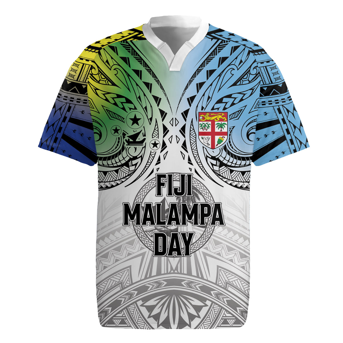 Malampa Fiji Day Rugby Jersey Gradient Style