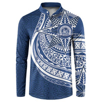 Tonga Queen Salote College Personalized Button Sweatshirt Ngatu Tokelaufeletoa Motifs