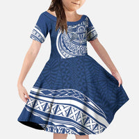 Tonga Queen Salote College Personalized Family Matching Off Shoulder Maxi Dress and Hawaiian Shirt Ngatu Tokelaufeletoa Motifs