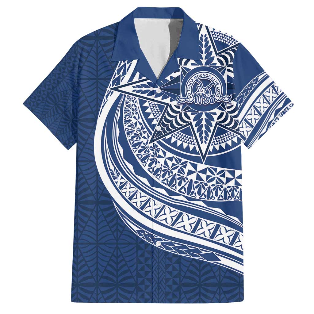 Tonga Queen Salote College Personalized Family Matching Off Shoulder Maxi Dress and Hawaiian Shirt Ngatu Tokelaufeletoa Motifs