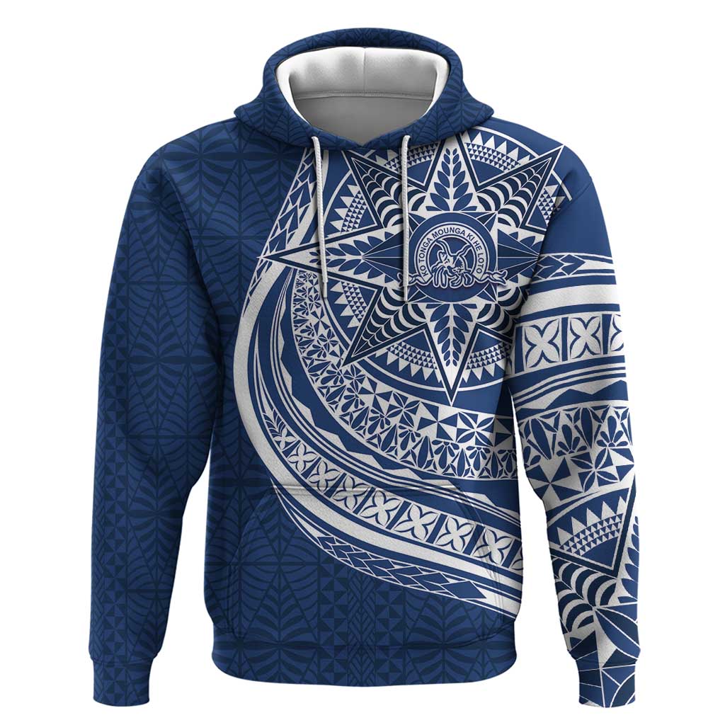 Tonga Queen Salote College Personalized Hoodie Ngatu Tokelaufeletoa Motifs