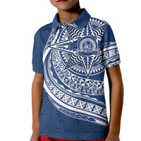 Tonga Queen Salote College Personalized Kid Polo Shirt Ngatu Tokelaufeletoa Motifs