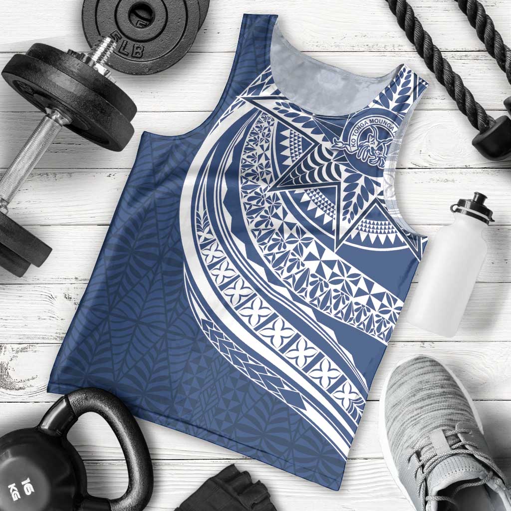 Tonga Queen Salote College Personalized Men Tank Top Ngatu Tokelaufeletoa Motifs