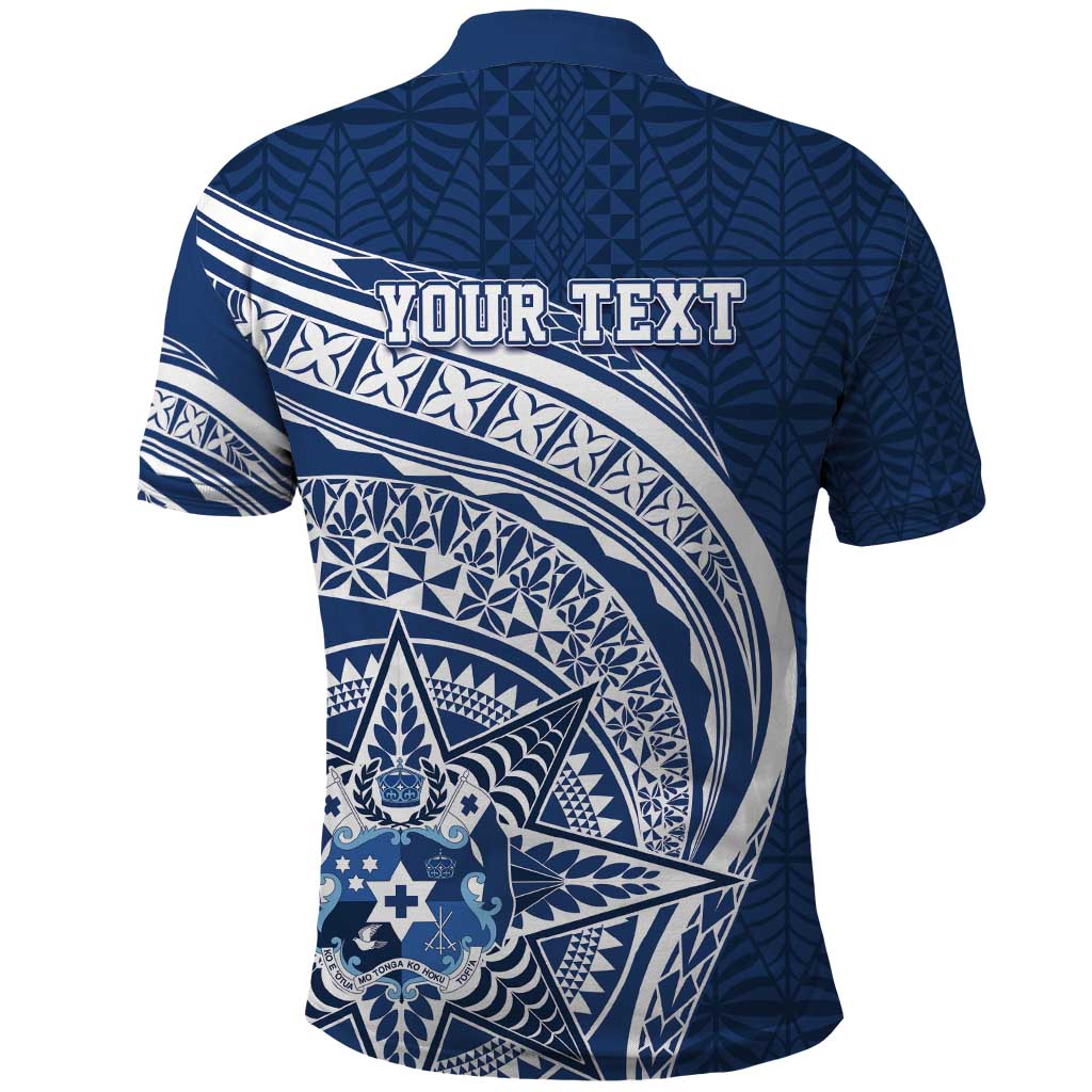 Tonga Queen Salote College Personalized Polo Shirt Ngatu Tokelaufeletoa Motifs