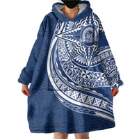 Tonga Queen Salote College Personalized Wearable Blanket Hoodie Ngatu Tokelaufeletoa Motifs
