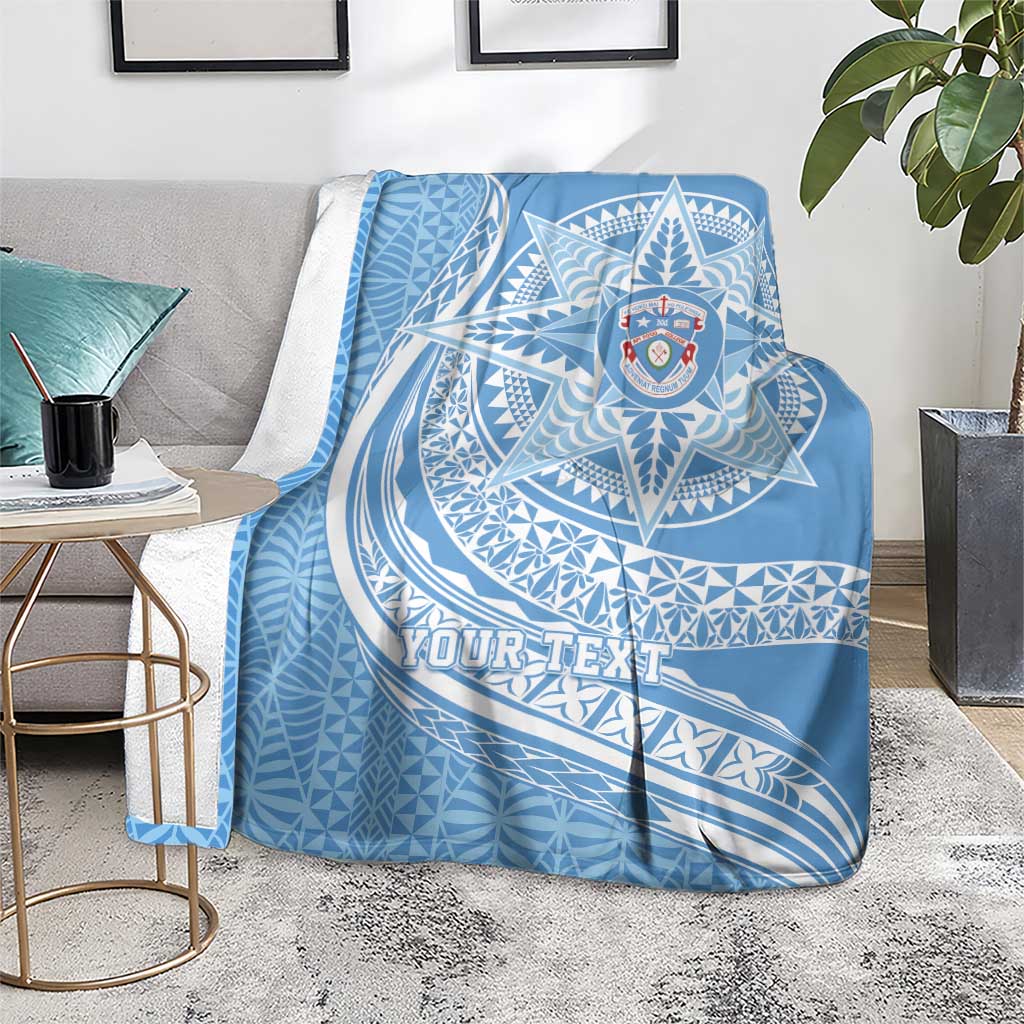 Tonga Apifo'ou Kolisi Personalized Blanket Ngatu Tokelaufeletoa Motifs