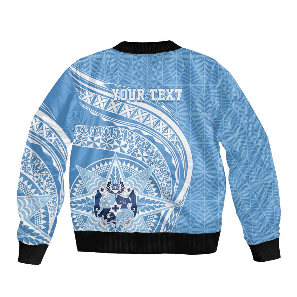 Tonga Apifo'ou Kolisi Personalized Bomber Jacket Ngatu Tokelaufeletoa Motifs