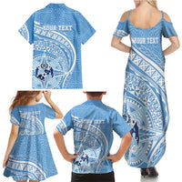 Tonga Apifo'ou Kolisi Personalized Family Matching Summer Maxi Dress and Hawaiian Shirt Ngatu Tokelaufeletoa Motifs