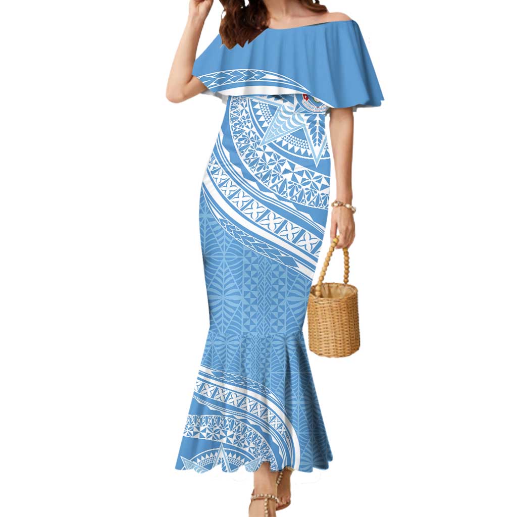 Tonga Apifo'ou Kolisi Personalized Mermaid Dress Ngatu Tokelaufeletoa Motifs