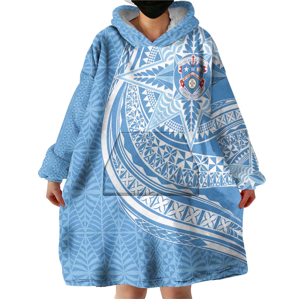 Tonga Apifo'ou Kolisi Personalized Wearable Blanket Hoodie Ngatu Tokelaufeletoa Motifs