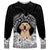 Personalised Dog Long Sleeve Shirt Golden Retriever With Polynesian Tapa Arch LT7 Unisex Black - Polynesian Pride