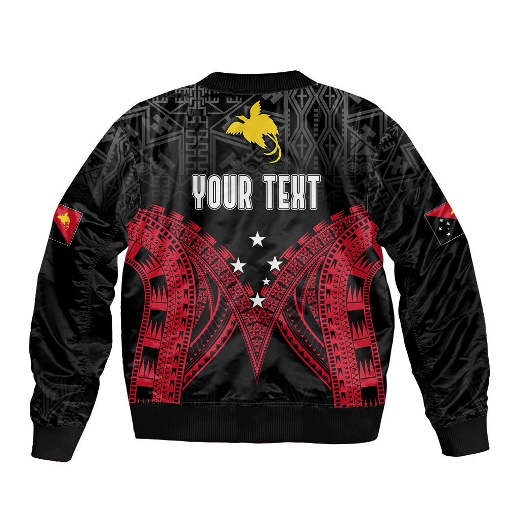Personalised PNG Bomber Jacket Papua Motuan Mirror Style LT7 - Polynesian Pride