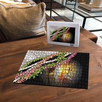 Hawaii Mokihana Mix Pikake Leis Mahalo 'Olelo Puzzle Black LT7 - Polynesian Pride