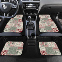 Aloha Hawaii Pastel Christmas Patchwork Car Mats Classic Style - Polynesian Pride
