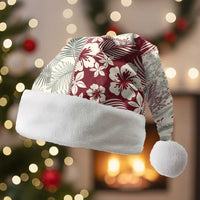 Aloha Hawaii Pastel Christmas Patchwork Christmas Santa Hat Classic Style - Polynesian Pride
