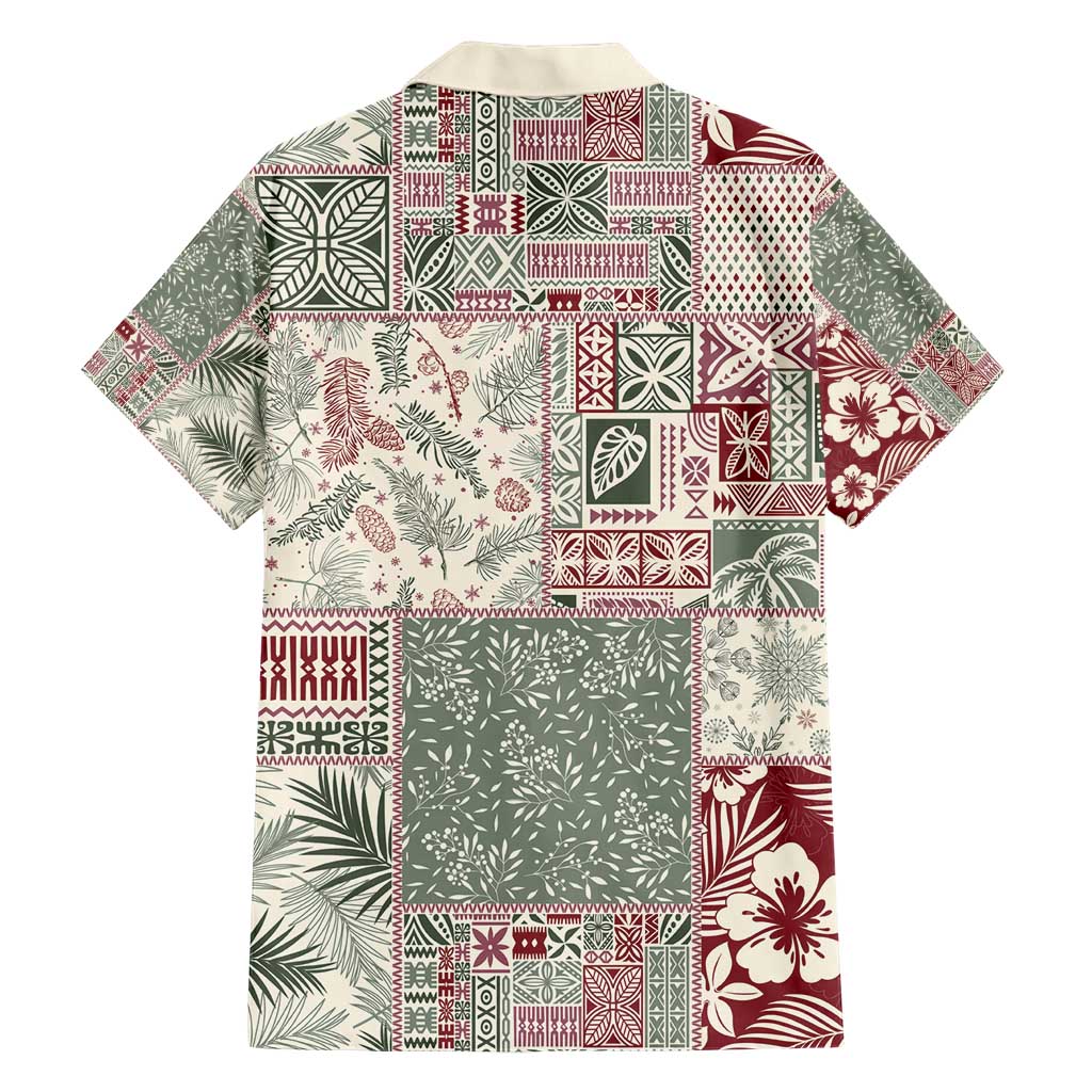Aloha Hawaii Pastel Christmas Patchwork Hawaiian Shirt Classic Style - Polynesian Pride