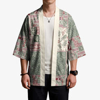 Aloha Hawaii Pastel Christmas Patchwork Kimono Classic Style - Polynesian Pride