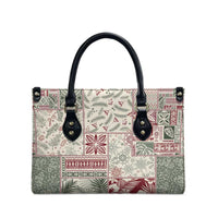 Aloha Hawaii Pastel Christmas Patchwork Leather Bag Classic Style - Polynesian Pride