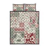 Aloha Hawaii Pastel Christmas Patchwork Quilt Bed Set Classic Style - Polynesian Pride